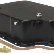 Derale 14202 Transmission Cooling Pan for GM Turbo 400 Deep Pan, Black