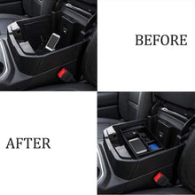 Salusy for 2019 GMC Sierra 1500 Accessories Chevy Silverado 1500 Center Console Organizer Tray-2020 Chevy Silverado/GMC Sierra 1500/2500 HD/3500 HD Armrest Box -Full Console w/Bucket Seats ONLY