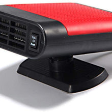 Miseku Portable Practical Button Control 360 Degrees Rotation Defrosting Car Heater Blower Heater Fan
