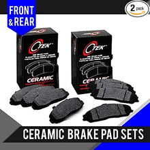 Centric REAR SET High Performance Ceramic Disc Brake Pads Compatible with most Nissan Models