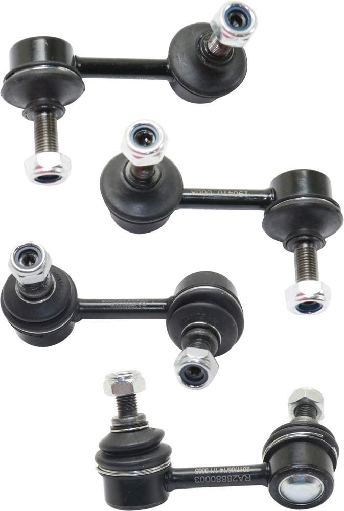 Sway Bar Link Compatible with 2006-2010 Kia Optima Set of 4 Front and Rear Passenger and Driver Side