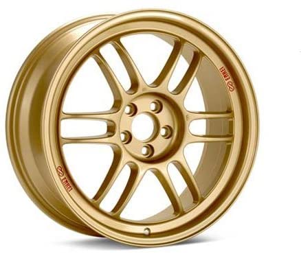 Enkei RPF1 17x8 5x100 45mm Offset 73mm Bore Gold Wheel 02-10 WRX & 04 STI - Set of Four