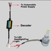 H7/ H3/ H1 Canbus Decoder Upgraded H7 Led Resistor Resistor H7 Anti-Flicker Harness H3 Error Free Computer H1 Warning Canceller LED Headlight Bulb 2 Pack