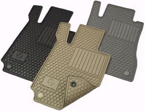 Mercedes Benz Genuine OEM S Class All Weather Rubber Floor Mats - 2007-2013-BEIGE