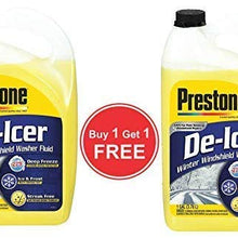 Prestone AS250 De-Icer Windshield Washer Fluid, 1 gal.