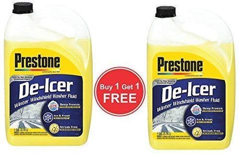 Prestone AS250 De-Icer Windshield Washer Fluid, 1 gal.