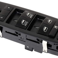 Power Window Switch Front Left fits for 2011-2012 Chrysler 300 C S 4-Door 2015-2017 Chrysler 200 C S 4-Door 2016 Ram 1500 2500 3500 4500 5500 4-Door 68231805AA 68139805AB 68139805AA 56046823AC