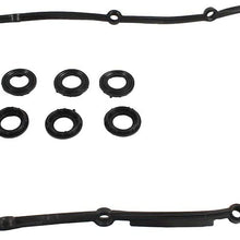 DNJ VC816G Valve Cover Gasket Set for 2001-2009, Audi, Volkswagen, A3 Quattro, Eos, EuroVan, Golf, Jetta, R32, TT Quattro, 2.8L, 3.2L, V6, DOHC, 24V, 195cid