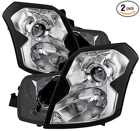 Carpart4u - Crystal Headlight Headlamp for Cadillac CTS 03-07 [ Halogen Model ]