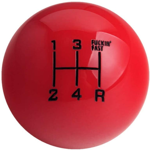 DEWHEL Fing Fast Shift Knob 5 Speed Short Throw Shifter M12x1.25 M10x1.5 M10x1.25 M8x1.25 Red