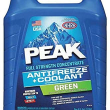 PEAK Antifreeze Coolant Green Full Strength, Full Strength Concentrate 1 gal.