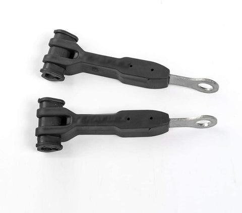 For Jeep Wrangler JK 2007-2017 Black ABS Gas Brake Oil Line Bracket Holder Decoration Kit Interior Accessories