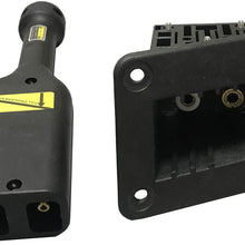 Dr.Acces EZGO 36V Powerwise Charger Receptacle Charger Plugfor EZGO Medalist & TXT(98+) DCS/PDS OEM#73345G01/73051-G29+73063-G01
