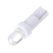 20 Pack T5 Wedge 1 LED Car Auto Dashboard Gauge Side Light Bulb Lamp 37 58 70 73 74 White 12V