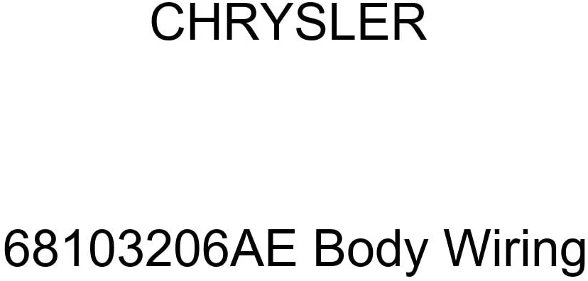 Genuine Chrysler 68103206AE Body Wiring