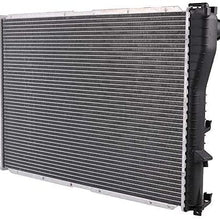 OCPTY Aluminum Radiator Replacement fit for 1999 2000 2001 2002 2003 2004 2005 for BMW 525i 528i 530i 545i 2284 CU2284