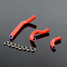 Silicone Radiator Hose Clamps Kit Red For Honda CRF250R CRF 250 CRF250X 2004 2005 2006 2007 2008 2009 3PCS