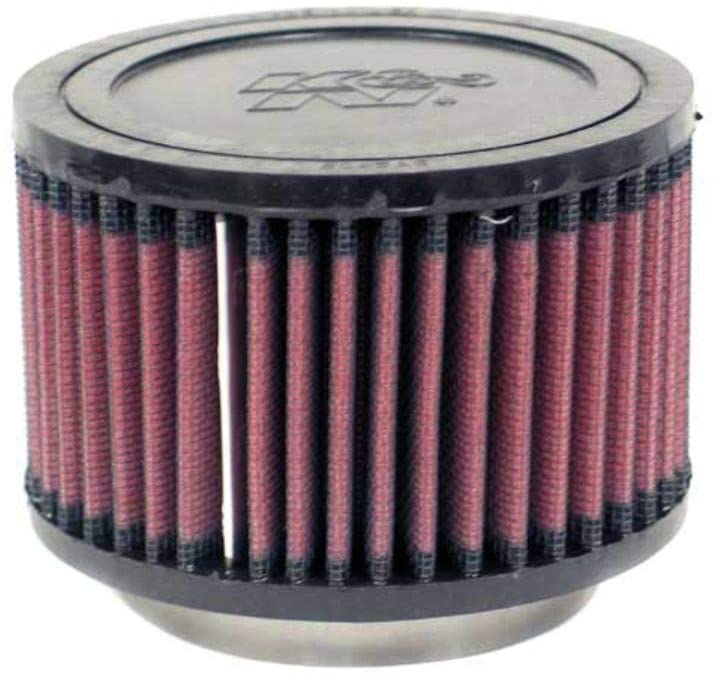 K&N Universal Clamp-On Filter: High Performance, Premium, Washable, Replacement Engine Filter: Flange Diameter: 2.625 In, Filter Height: 3 In, Flange Length: 0.625 In, Shape: Round, RU-2640