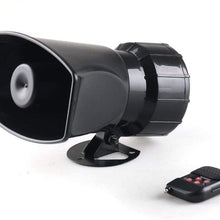 12V 7 Sounds 130dB Wireless Electronic Siren Loud Car Warning Alarm Police Fire Siren Horn Car ccessories