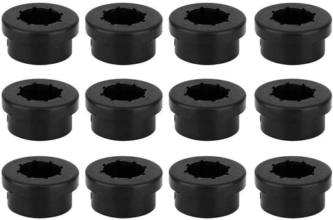 Control Arm Bushings, 12pcs Replacement Bushings Lower Control Arm Rear Camber Fit for Civic Integra Black