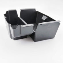 XBEEK Black Center Console Organizer Tray for Jeep Wrangler JL and 2020 Jeep Gladiator JT Accessories, Armrest Storage Box with Rubber Mats