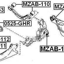 Gs1D28250B - Arm Bushing (for Lateral Control Arm) For Mazda - Febest