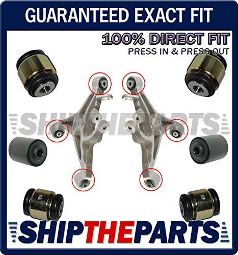 Fits Jaguar XJ Rear Lower Control Arm Fluid Hydrabushes Bushings LEFT + RIGHT SET 6