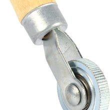 Suuonee Bearing Roller Tire,Wooden Handle Repair Tube Stitch Puncture Patch Tyre Roller Bearing Tool Kit