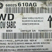 REUSED PARTS Bag Control Module Fits 2011 11 Durango 68025610AG p68025610AG