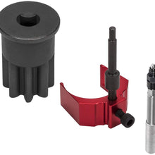for Caterpillar (CAT) TDC valve/Injection Timing Service Tool Kit – Automastic Timing Lock Pin, Engine Barring/Turning Socket, Injector Height Gauge (Set of 3)