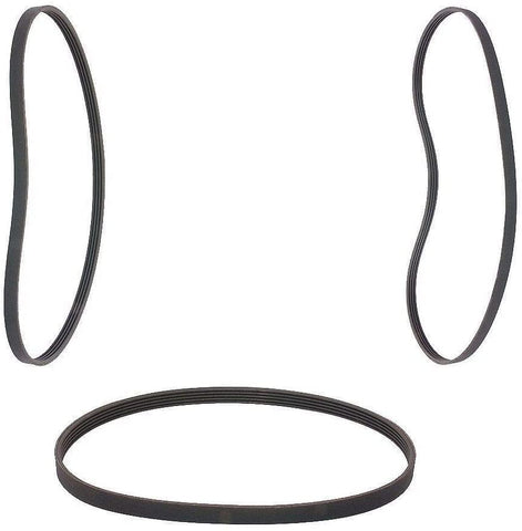 BANDO 3 Piece Serpentine Drive Belt Set Compatible With Kia Soul 2010-2012 engine size 2.0 alternator/water pump - air conditioner- power steering 4PK890 4PK855 3pk675