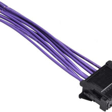 Suuonee Blower Resistor Connector, ABS Blower Resistor Connector Wiring Harness for Renault Megane 02-16 7701209803 7701060001