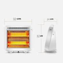 Zyyqt Flatbed Fan Heater,Ceramic Heater Electric Fan Heater Bar Halogen Heater Protection,for Office Bedroom Desk Garage Car Camp Tent