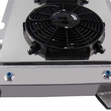 OzCoolingParts 3 Row All Aluminum Radiator + 2 x 12" Fan w/Shroud Kit for 1985-1997 86 87 88 89 90 91 92 93 94 95 96 Ford F-150 F-250 F-350 Bronco V8