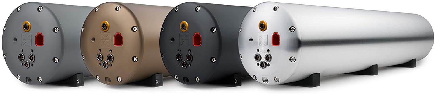 ENDO Compressor-Valve-Tank - 4-Corner, 5-gal Bolted Alum Air Tank w/Raw Finish