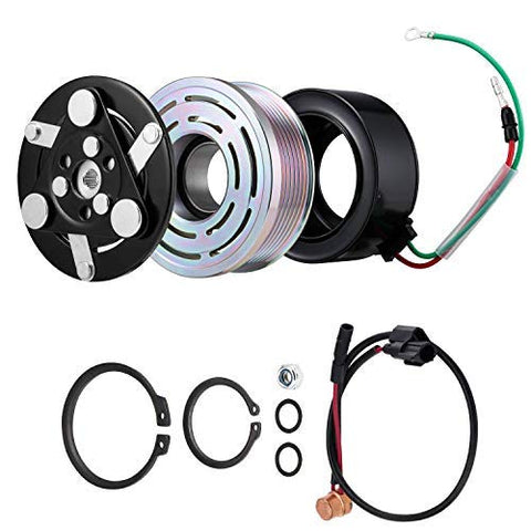 AC Compressor Clutch Coil Assembly Kit Fit Honda Civic 1.8L 2006 2007 2008 2009 2010 2011