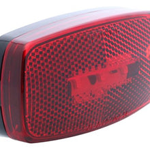 Optronics MCL32RBS Surface Mount LED Marker Clearance Light with Reflex, Red