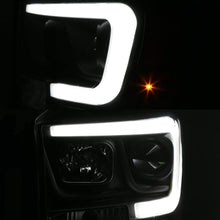 For 2006-2008 Dodge RAM 1500 & 06-09 Dodge RAM 2500/3500 LED Daytime Running Lamp Bar Projector Headlights Black Combo