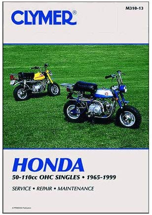 Clymer Repair Manual for Honda 50-110 OHC Singles 65-99