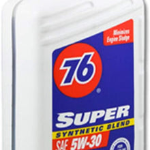 Super Motor (Pack of 12) 76 Oil Synthetic, 5W-30, 1Qt