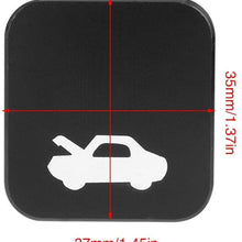 Terisass Hood Latch Handle Aluminum Car Vehicle Hood Latch Release Handle Repair Kit for Honda Civic CRV Element 1996-2011