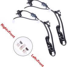 FEIPARTS ALS1501 Left & Front Anti-lock Braking System ABS Wheel Speed Sensor Replaces for 2007-2012 for Lexus ES350 2007-2011 for Toyota Camry