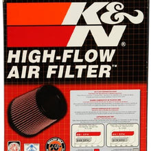 K&N Universal Clamp-On Air Filter: High Performance, Premium, Washable, Replacement Filter: Flange Diameter: 4 In, Filter Height: 6 In, Flange Length: 0.625 In, Shape: Round Tapered, RU-5141