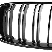 Front Grill/Grilles Kidney Grill Replacement for BMW 4 Series F32 F33 F36 F80 F82(ABS, Gloss Black)
