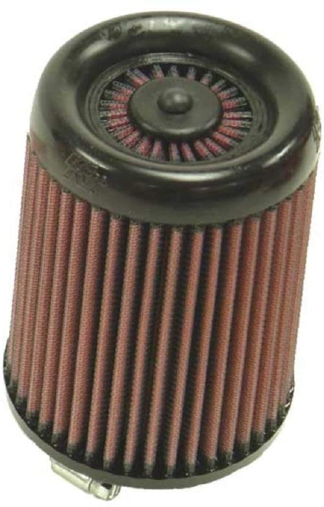 K&N Universal X-Stream Clamp-On Air Filter: High Performance, Premium, Replacement Filter: Flange Diameter: 2.4375 In, Filter Height: 6.125 In, Flange Length: 0.875 In, Shape: Round, RX-3820-1