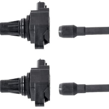 DRIVESTAR Ignition Coils for Nissan Altima Cube Sentra Rogue Select NV200 Pathfinder 1.8L 2.0L 2.5L Infiniti FX50 M56 QX60 2.5L 5.0L 5.6L C1696 5C1753 UF549,Pack of 4 (UF549x4)