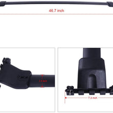 ROADFAR Roof Rack Aluminum Top Rail Carries Luggage Carrier Fit for 2009-2015 for Honda Pilot Sport Utility Baggage Rail Crossbars