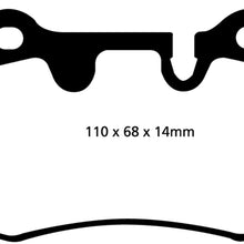 EBC Brakes DP31909C Redstuff Ceramic Low Dust Brake Pad