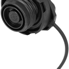 X AUTOHAUX Car Oil Engine Housing Fuel Gas Tank Cap Cover 1J0201553A for VW Beetle Jetta Golf