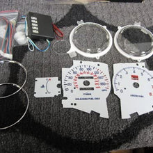 95 96 97 98 99 Mitsubishi Eclipse Non Turbo Automatic Manual Transmission 7 Color White Face Glow Gauges Dash Light Kit -8K RPM